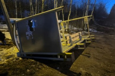 В Домодедово остановка упала на подростка